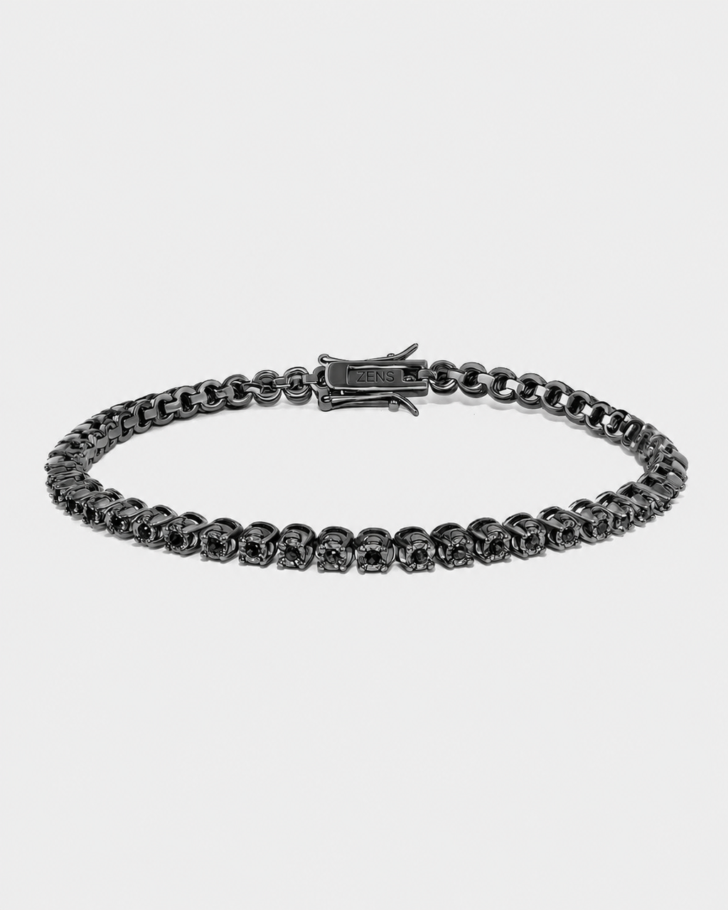 Pulseira Riviera Milano Nero Zircônias Negras